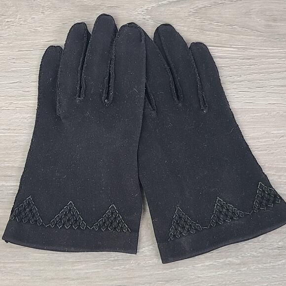 Crescendoe Women's Leather Driving Gloves Size 7 Brown Black Bundle Vtg - Picture 7 of 10